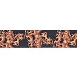 PlanetWaves 50LT01 50 mm Dokuma Flaming Skulls Gitar Askısı