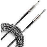 PlanetWaves PW-BG-15BG 4,5 Metre Braıded Inst CBL BK-GY Gitar Kablo