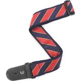 Planetwawes GİTAR ASKISI TIE STRIPES MAVİ-KIRMIZI