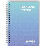 Plango Mavi Çizgiler Günlük Planlayıcı Defter - Daily Planner - Ders Çalışma Planlayıcı Defteri - Planlama