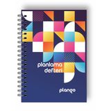 Plango Renkli Şekiller Günlük Planlayıcı Defter - Daily Planner - Ders Çalışma Planlayıcı Defteri - Planlam
