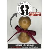 Plankton Tasarım Burçlar Kitap Mührü, Burçlar Kitap Kaşesi, Kişiye Özel, Ahşap - Doğal Ahşap - Mühür yüksekliği: 8 cm, çapı: 4 cm