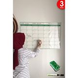 Planlayıcı Akıllı Kağıt Planner Sticker Kağıt Tahta Yazı Tahtası Takvim Aylık Monthly Set