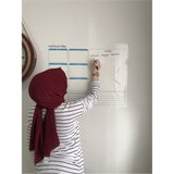 Planlayıcı Akıllı Kağıt Planner Sticker Kağıt Tahta Yazı Tahtası Takvim Haftalık Week Set