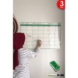 Planlayıcı Statik Akıllı Kağıt Planner Sticker Yazı Tahtası Takvim Aylık Monthly Set