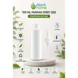 plant-home 100 ML Parmak Sprey Şişe Polietilen (PE) | Kolonya, Parfüm, Dezenfektan ve Kozmetik İçin Sprey Şişe