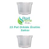 plant-home 15 Pot Orkide Üretim Saksısı