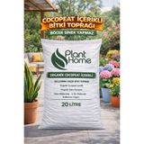 plant-home Cocopeat İçerikli Bitki Toprağı 20 Litre – Perlit - 5-15 Kırmızı Ponza Katkılı Salon Bitkisi Toprağı