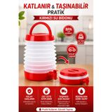 plant-home Katlanabilir Musluklu Su Bidonu 5,5 Litre – Taşınabilir, Pratik, Kamp & Piknik İçin