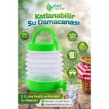 plant-home Katlanabilir Su Damacanası 5,5 L – BPA İçermez, Portatif & İstiflenebilir Su Deposu