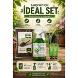 Plant Home Power Mix 1 Litre Bitki Toprağı /power Mix Bitki Besini /3 'lü Çapa Set yeşil
