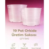 Plant Home Power Mix 19 Pot Orkide Üretim Saksısı -2 Adet