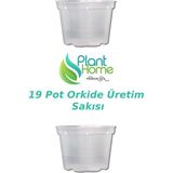 Plant Home Power Mix 19 Pot Orkide Üretim Saksısı - Köklü Tropikal Bitkiler Için Özel Üretim Saksısı