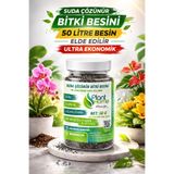 Plant Home Power Mix (50 GR) Suda Çözünür Bitki Besini – Konsantre Salon ve Orkide Besini + Sprey Şişe Hediyeli