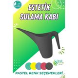 Plant Home Power Mix Antrasit Sulama Kabı – Dayanıklı Ergonomik Bitki Sulama Kabı - Çiçek, Saksı ve Bahçe Kullanımı