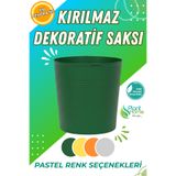 Plant Home Power Mix (BÜYÜK BOY SAKSI .)Yeşil 9.5 Litre Dekoratif Bitki Saksısı – İç-Dış Mekan Bitkileri Saksısı