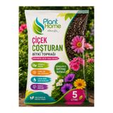 Plant Home Power Mix Çiçek Coşturan Bitki Toprağı 5 Litre | Mikrobiyal Aktif Canlı Toprak | Cocopeat Perlit Pomza İçerikli