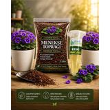 Plant Home Power Mix NEXVORİA Menekşe Toprağı 5 Litre / Keiki Macunu 1,5 gr / 12 cm Üretim Saksısı Beyaz 1 Adet