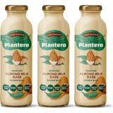 Plantero 3'lü Badem Sütü Bazı Konsantre 250 gr Yerli Badem Türkiye Menşeli Vegan Ürün
