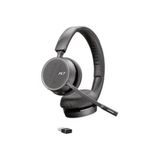 Plantronics Voyager 4220 UC USB-A kulaklık (poli) – Stereo Bluetooth kulaklık, askılı mikrofonlu ve gürültü önleme özellikli – PC, Mac ve cep telefonuna bağlantı, takımlar, yakınlaştırma ve daha