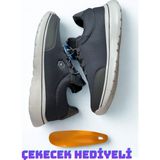 Plarıum Erkek Günlük Premium Kalite Spor Ayakkabı-Hafif Ortopedik Taban-Nefes Alabilen Kumaş - Füme