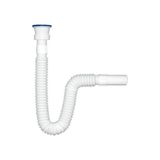 Plas Plastik Körüklü Lavabo Sifonu Uzun