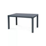 Plasart 70X120 Rattan Camsız Masa Stars Plastik Antrasit