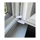 Plasfire Yerli Üretim Beyaz Pencere Stoperi 5'li Paket Kolay Montaj ve Güvenlik Özellikli