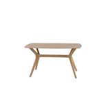 PLASMOB 80X120 MDF Mutfak Masası (Sadece Masa) Salon Masası Balkon Masası Viktoria Serisi-Ceviz