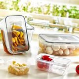 Plastart Fresh Box Dikdörtgen 3'Lü Saklama Kabı - 400 Ml + 800 Ml + 1,4 Lt