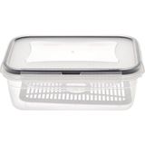 Plastart Fresh Box Dikdörtgen Bölmeli 800 ml Saklama Kabı