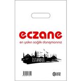plasteks Eczane Poşeti Recaycle El Geçme Küçük Boy 17 x 25 cm - 1 Kg'lık Paket