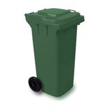 Plastico 120 Lt Yeşil Çöp Konteyneri