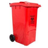 Plasticon Plastik Tıbbi Atık Çöp Konteyneri 110 Lt A+ Kalite Isıya Dayanıklı Tıbbi Atık Kovası