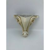 Plastik, 10*9*9 cm Krem-Gold Efektli Dolap,koltuk,mobilya Ayağı (4 Adet) - 10 cm