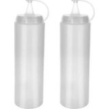 Plastik 2 Adet Sosluk & Yağdanlık & Sirkelik Pratik Sosluk