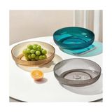Plastik 28 cm Sunum Kasesi Meyvelik Salata Kasesi Masa Üstü Sunumluk Çok Amaçlı Kase (Mavi) - 0,65 gr