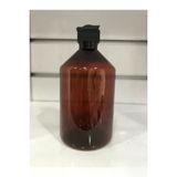 Plastik 500 Cc Boş Şişe Amber Renk 5 Adet