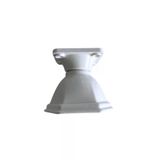 Plastik 6cm Beyaz Dolap Ayağı Masa ve Sehpa Ayağı(Beyaz 6cm)