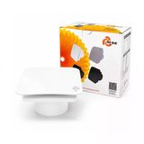 Plastik Aspiratör 120 Beyaz Banyo Tuvalet Havalandırma Aspiratörü 16W 1900Rpm 80M3/H Ebt-120Sb (5570)