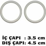 Plastik Başlama Halkası No:4 (4.5cm) (20 Adet) - 1