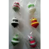 Plastik Basmalı Kendinden Dönen Topaç (6'lı Paket)