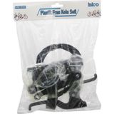 PLASTİK BİSİKLET FREN TAKIMI SET 2PCS FREN KOLU - 1PCS FREN TELİ - 4PCS FREN MEKANİZMA - PABUÇ (2818)