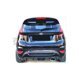 plastik body kit Ford Fiesta (2009-2016) Izgaralı Arka Tampon Eki - Difüzör (Plastik)