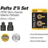 Plastik Boru Kaynak Makinası Paftaları 20-25Mm İkili Set