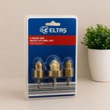 Plastik Boru ve Sac Metal Delme Bits Uç Seti 3'lü (15-19-24 Mm) - Renk