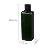 Plastik Boş Şişe, 2 Adet 200ML Sıkmalı Şişe, Kapaklı Boş Şampuan Şişesi, Yeniden Doldurulabilir El Dezenfektanı Şişesi, Şampuan, Losyon, Sıvı Sabun ve Kremler Için Kapaklı Şişe - Option-1
