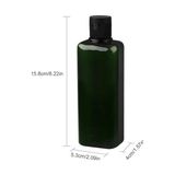 Plastik Boş Şişe, 2 Adet 200ML Sıkmalı Şişe, Kapaklı Boş Şampuan Şişesi, Yeniden Doldurulabilir El Dezenfektanı Şişesi, Şampuan, Losyon, Sıvı Sabun ve Kremler Için Kapaklı Şişe