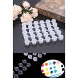 Plastik Boya Kutusu 12 Göz 3ml Küçük Boy , Boncuk Kutusu , Lens Kutusu , Boya Kutusu
