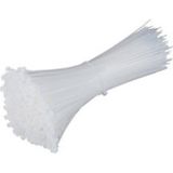 PLASTİK ÇIRT KELEPÇE 100 PARÇA BEYAZ 2.5X100MM (Timya/Go1395) 202861